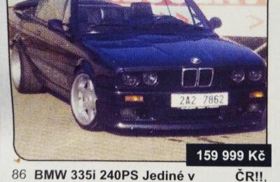 INZERCE: BMW 335i E30 (2007)